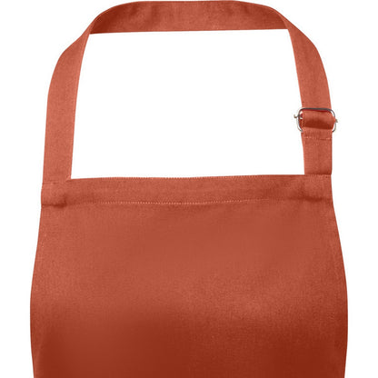 Brick - Back - Unisex Adult Andrea Adjustable Neck Strap Apron