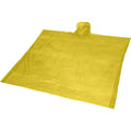 Yellow - Back - Unisex Adult Mayan Recycled Plastic Raincoat