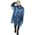 Royal Blue - Front - Unisex Adult Mayan Recycled Plastic Raincoat