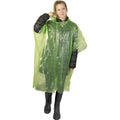 Lime - Front - Unisex Adult Mayan Recycled Plastic Raincoat