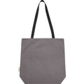Grey - Back - Joey Canvas Recycled 14L Tote Bag