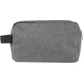 Heather Grey - Back - Ross Recycled Polyester 1.5L Toiletry Bag
