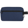 Heather Navy - Front - Ross Recycled Polyester 1.5L Toiletry Bag