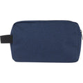 Heather Navy - Back - Ross Recycled Polyester 1.5L Toiletry Bag