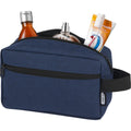 Heather Navy - Lifestyle - Ross Recycled Polyester 1.5L Toiletry Bag