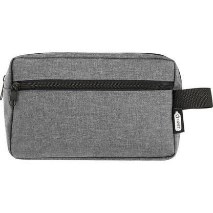 Heather Grey - Front - Ross Recycled Polyester 1.5L Toiletry Bag
