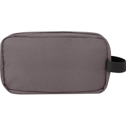 Grey - Back - Joey Canvas Recycled 3.5L Toiletry Bag