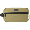 Olive - Front - Joey Canvas Recycled 3.5L Toiletry Bag