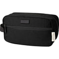 Solid Black - Lifestyle - Joey Canvas Recycled 3.5L Toiletry Bag