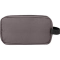 Grey - Back - Joey Canvas Recycled 3.5L Toiletry Bag