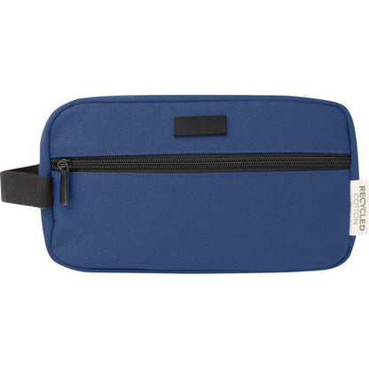 Navy - Front - Joey Canvas Recycled 3.5L Toiletry Bag