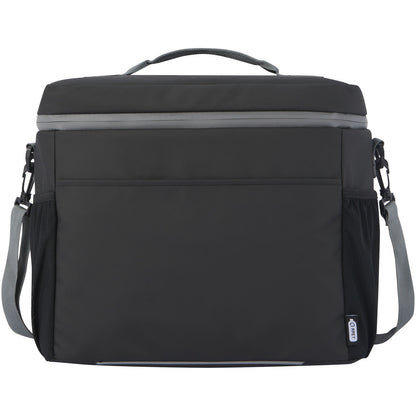 Solid Black - Front - Aqua Water Resistant Recycled 22L Cooler Bag