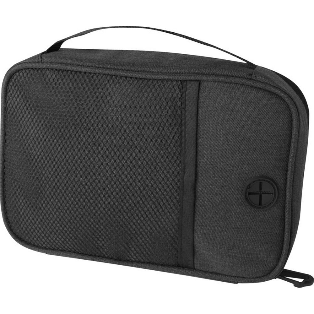 Heather Charcoal - Side - Ross Tech RPET 1L Pouch