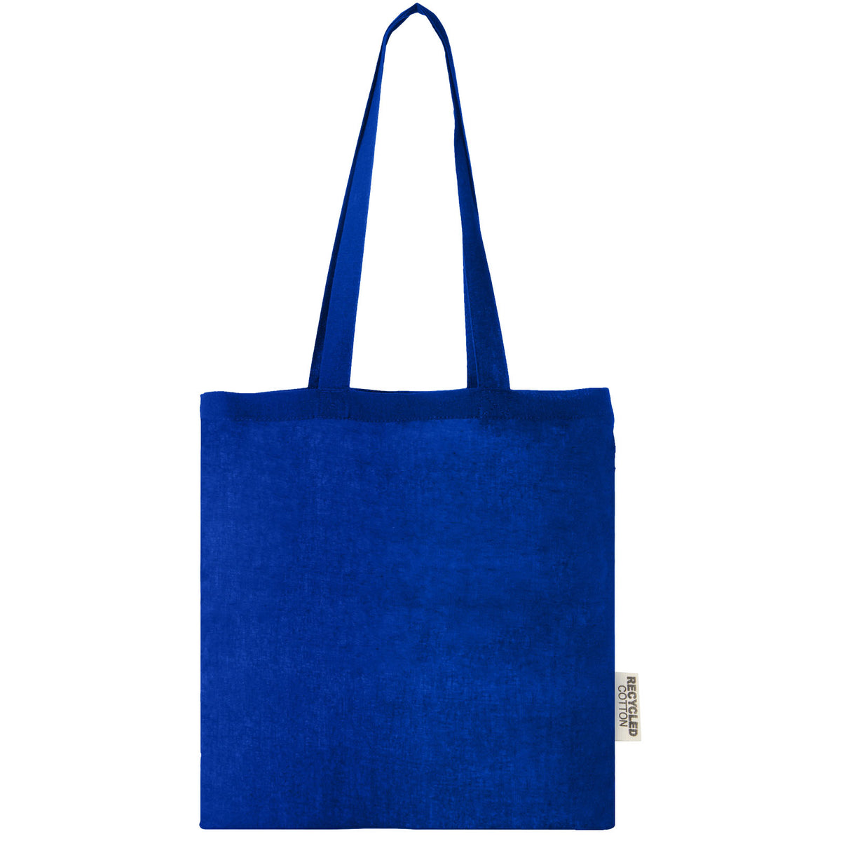 Royal Blue - Front - Madras Recycled Cotton 7L Tote Bag