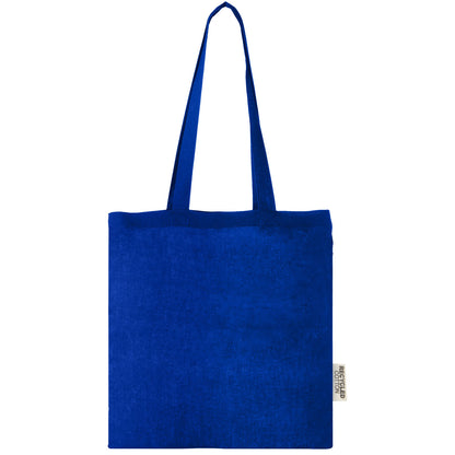 Royal Blue - Front - Madras Recycled Cotton 7L Tote Bag