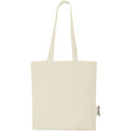 Natural - Front - Madras Recycled Cotton 7L Tote Bag