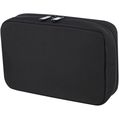 Solid Black - Side - Tekio Rise Recycled Pouch