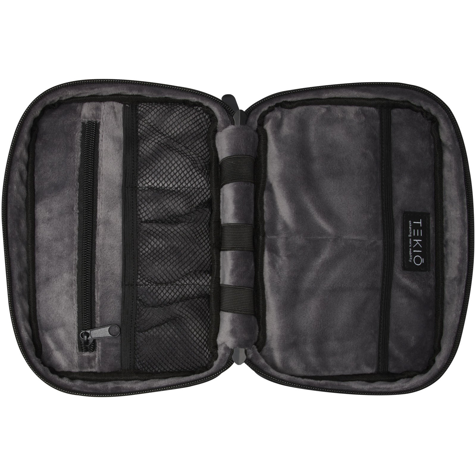Solid Black - Pack Shot - Tekio Rise Recycled Pouch