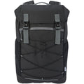 Solid Black - Front - Aqua Water Resistant 23L Backpack