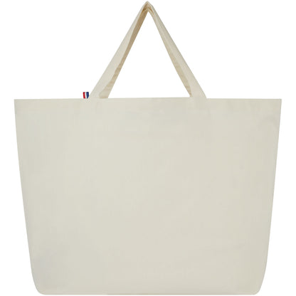 Natural - Back - Cannes Recycled 10L Tote Bag