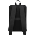 Solid Black - Back - Tekio Rise Recycled Laptop Backpack