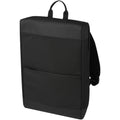 Solid Black - Side - Tekio Rise Recycled Laptop Backpack