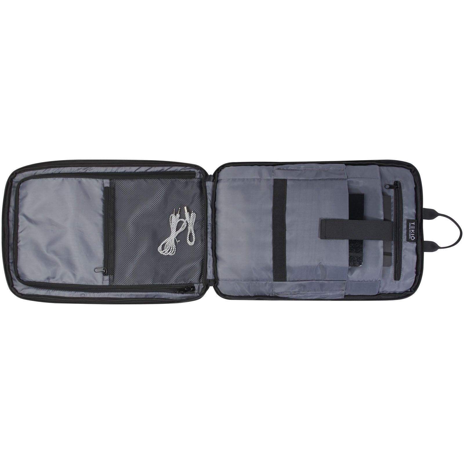 Solid Black - Lifestyle - Tekio Rise Recycled Laptop Backpack