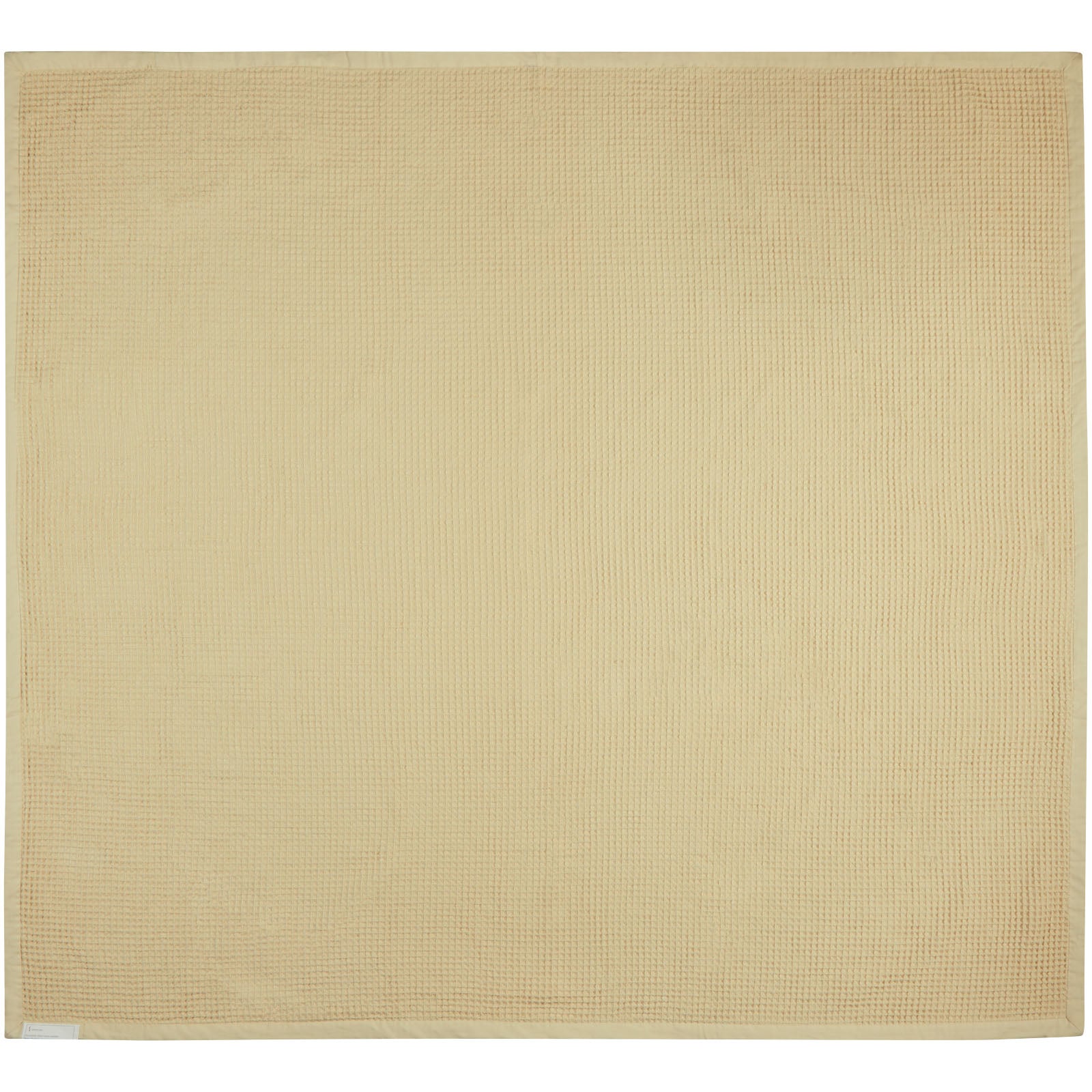 Beige - Back - Seasons Abele Waffle Blanket