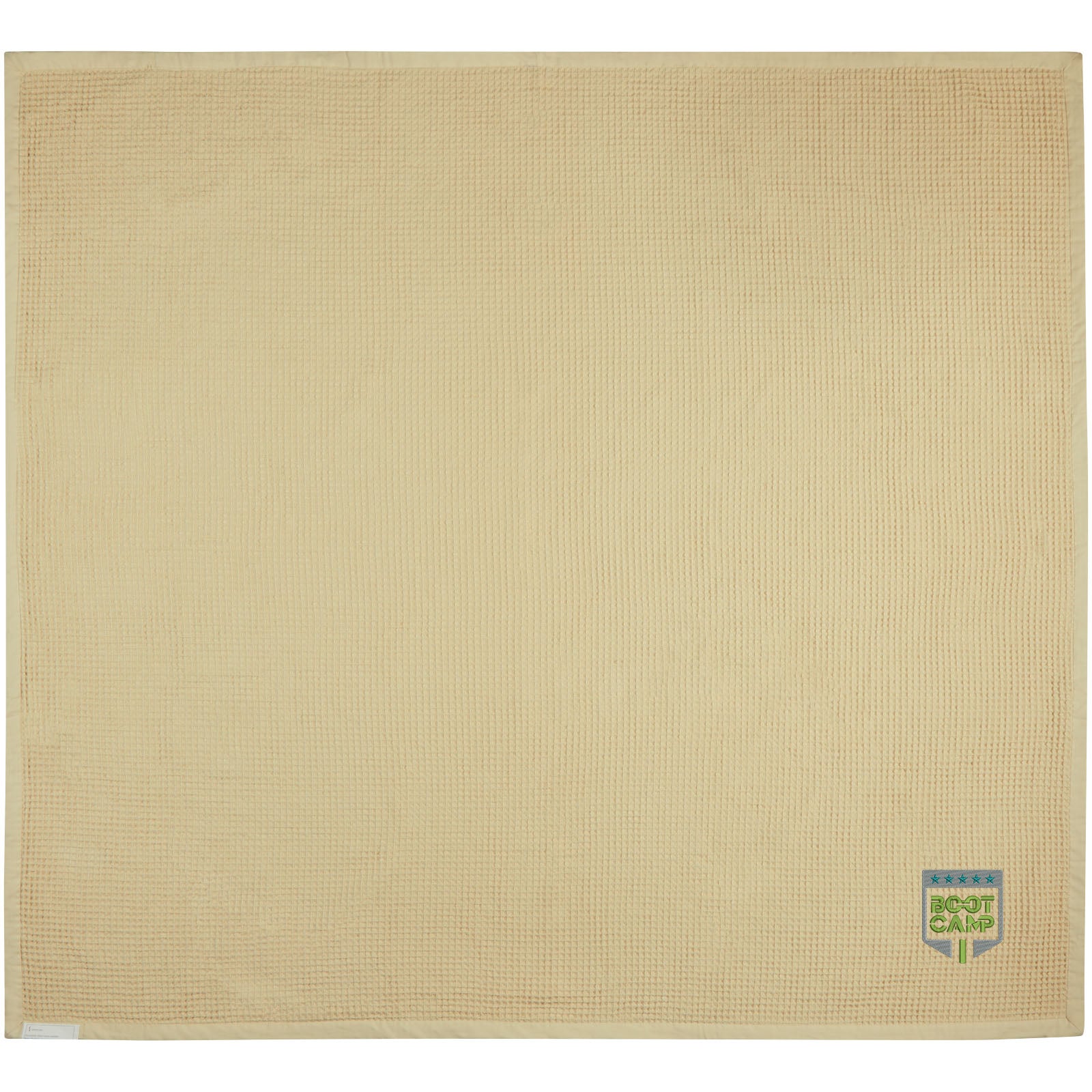 Beige - Front - Seasons Abele Waffle Blanket