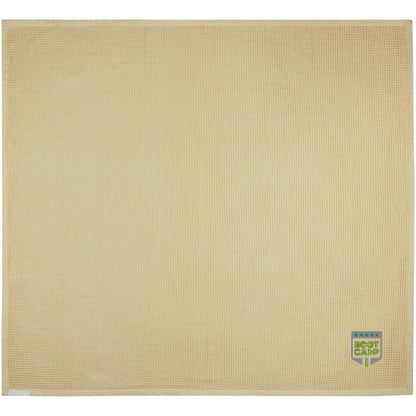 Beige - Front - Seasons Abele Waffle Blanket