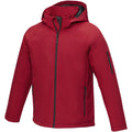 Red - Side - Elevate Essentials Mens Notus Padded Soft Shell Jacket