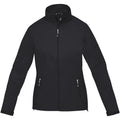Solid Black - Front - Elevate Womens-Ladies Palo Lightweight Jacket
