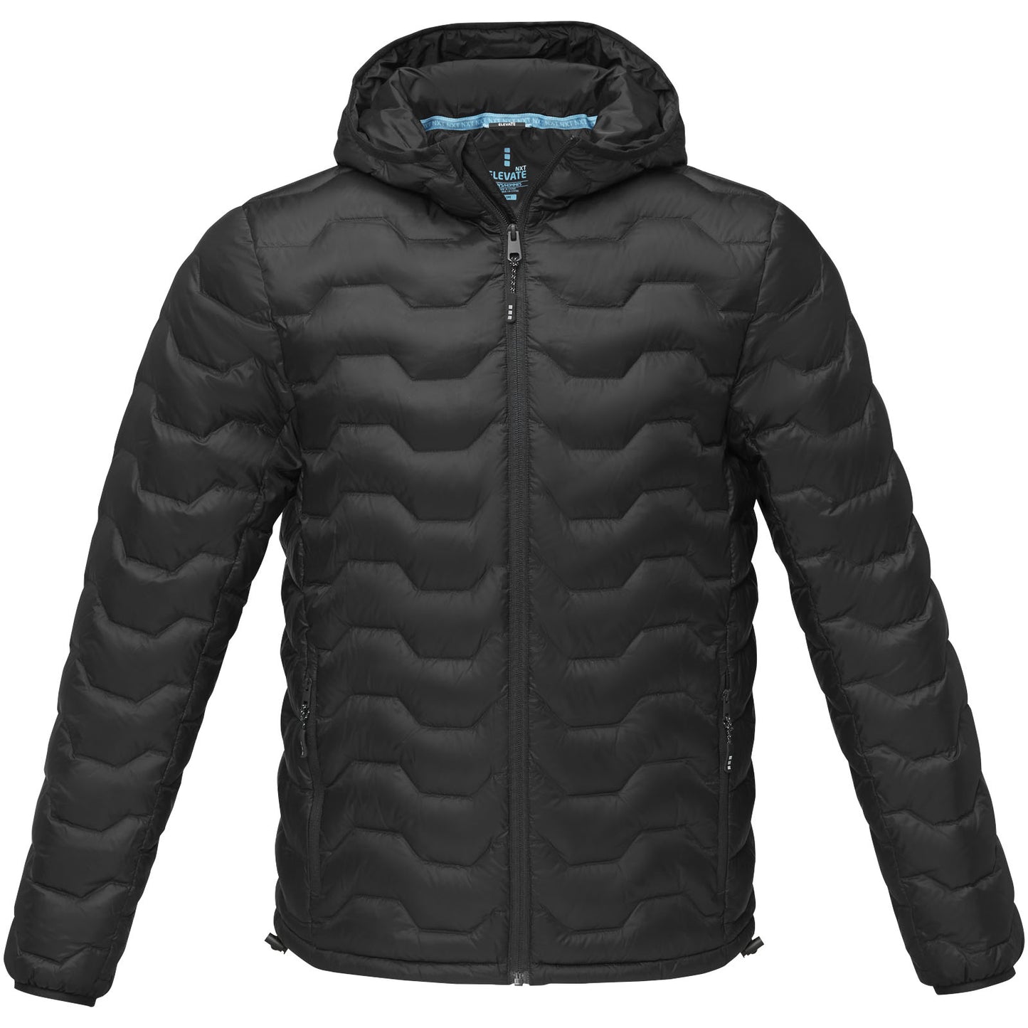 Solid Black - Front - Elevate NXT Mens Petalite Insulated Down Jacket