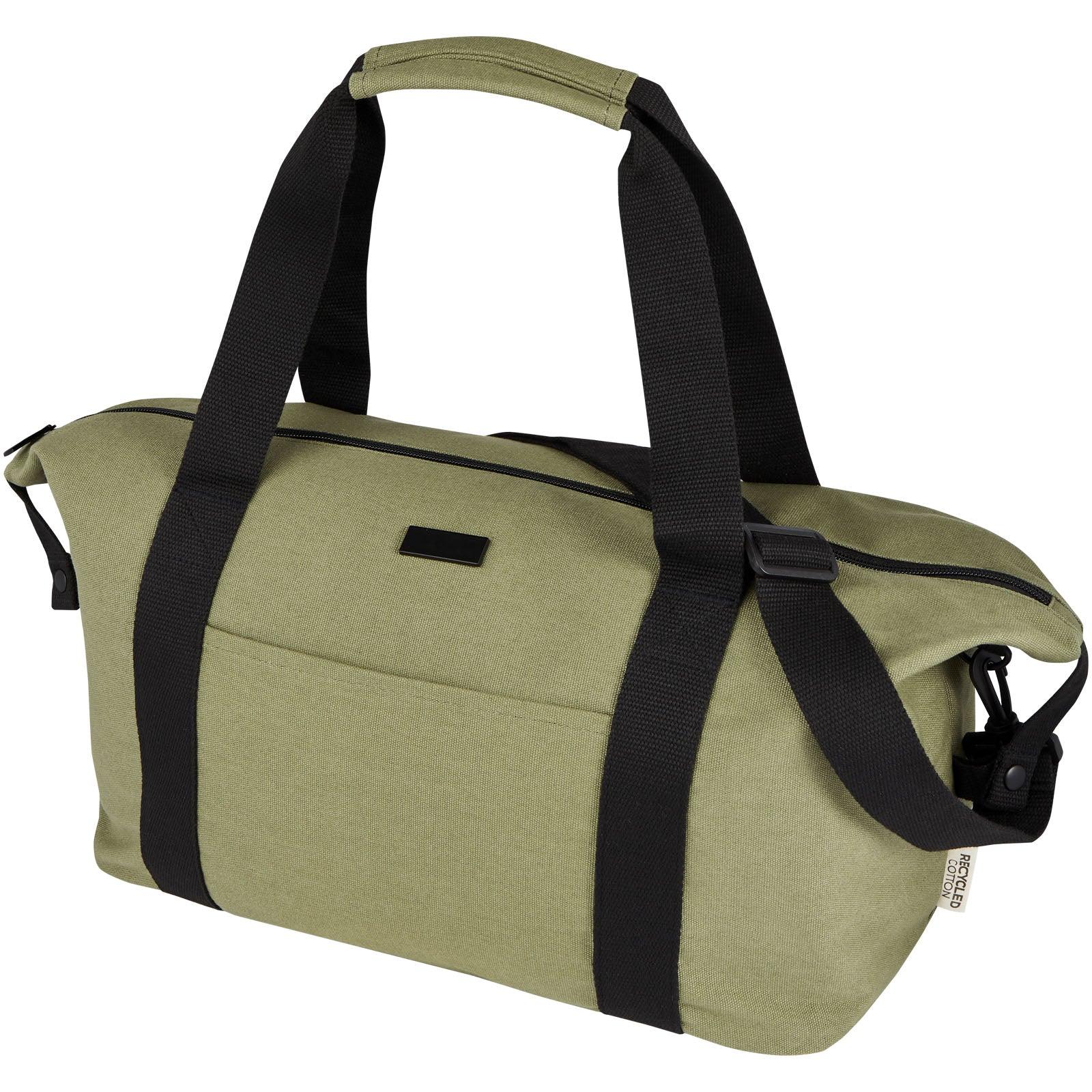 Olive - Side - Joey Canvas Sports Recycled Duffle Bag