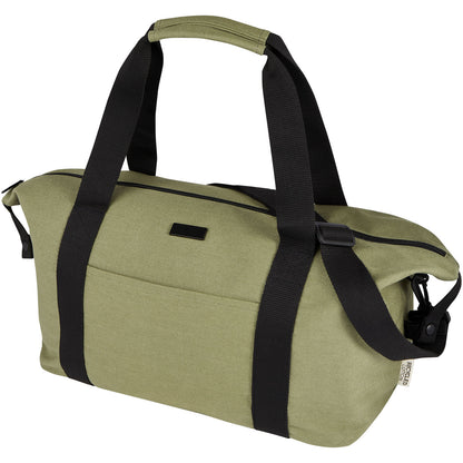 Olive - Side - Joey Canvas Sports Recycled Duffle Bag