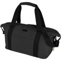 Solid Black - Side - Joey Canvas Sports Recycled Duffle Bag
