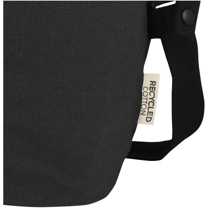 Solid Black - Lifestyle - Joey Canvas Sports Recycled Duffle Bag