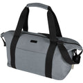 Grey - Side - Joey Canvas Sports Recycled Duffle Bag