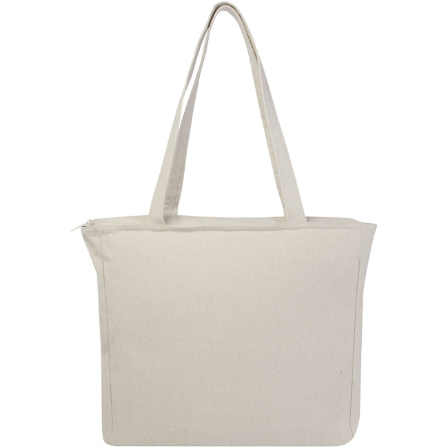 Oatmeal - Side - Weekender Recycled Tote Bag