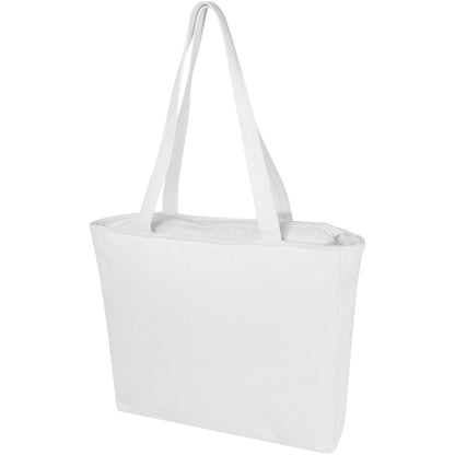 White - Front - Weekender Recycled Tote Bag