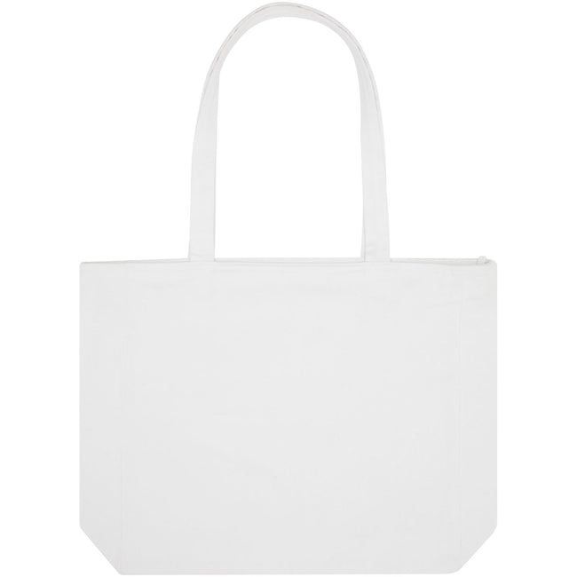 White - Back - Weekender Recycled Tote Bag