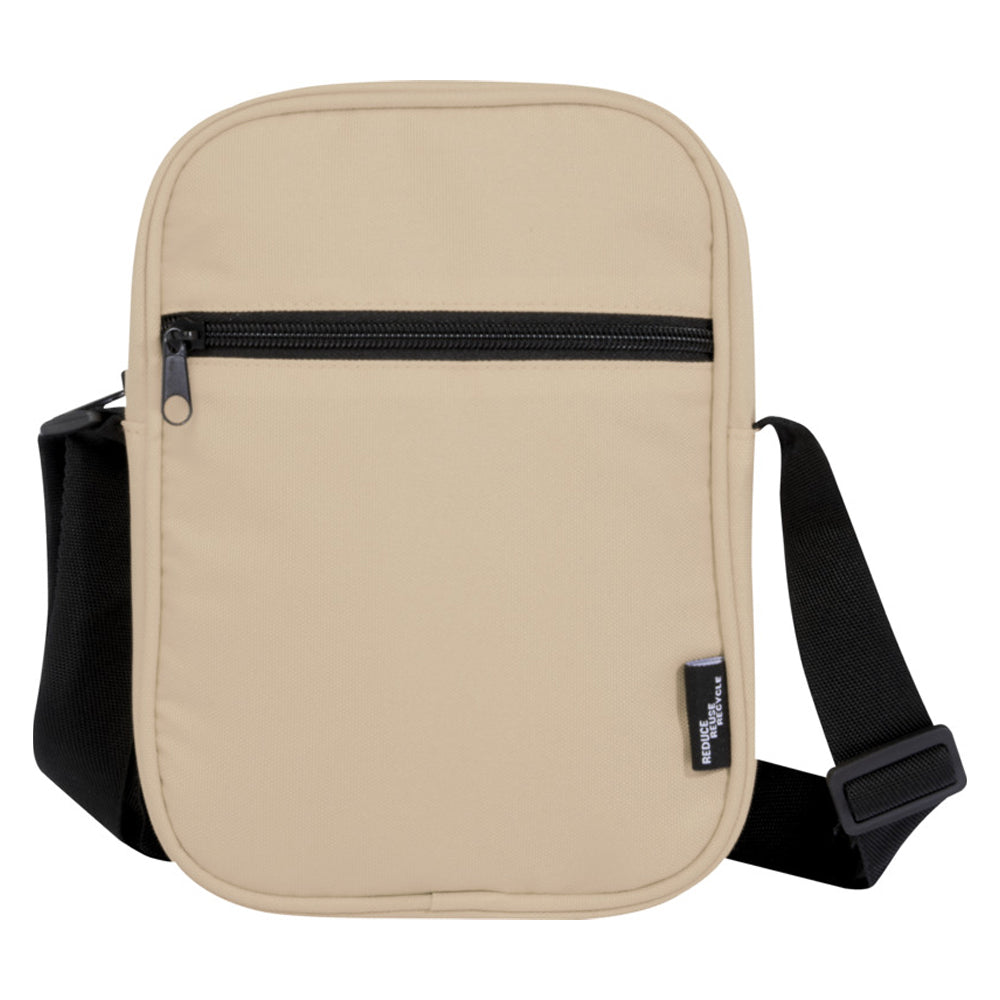 Oatmeal - Front - Byron Recycled 2L Crossbody Bag