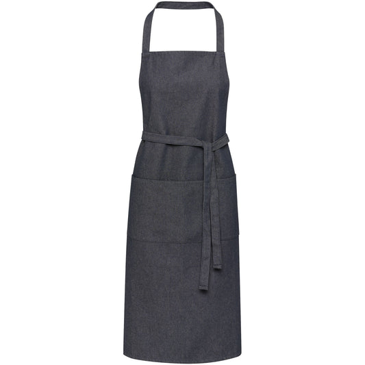 Denim - Front - Unisex Adult Nima Recycled Full Apron