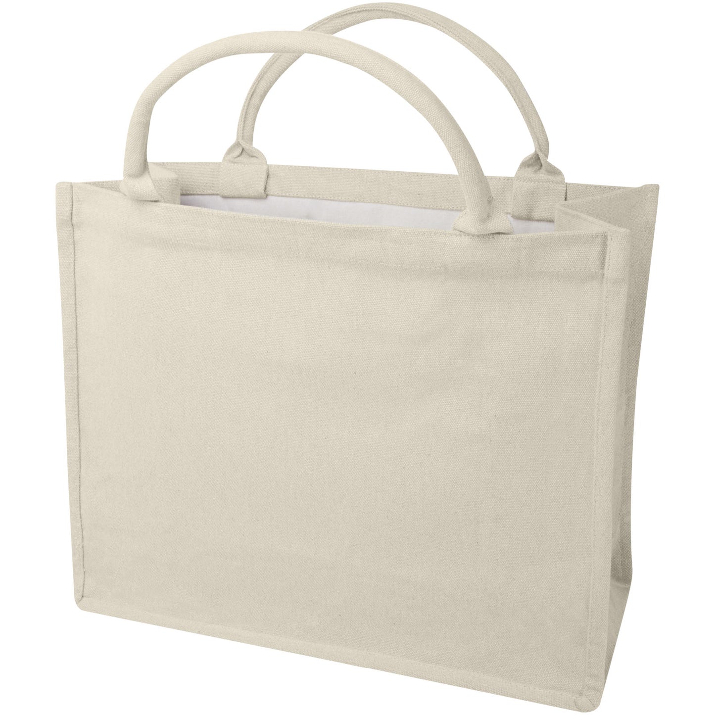 Oatmeal - Side - Page Recycled Tote Bag