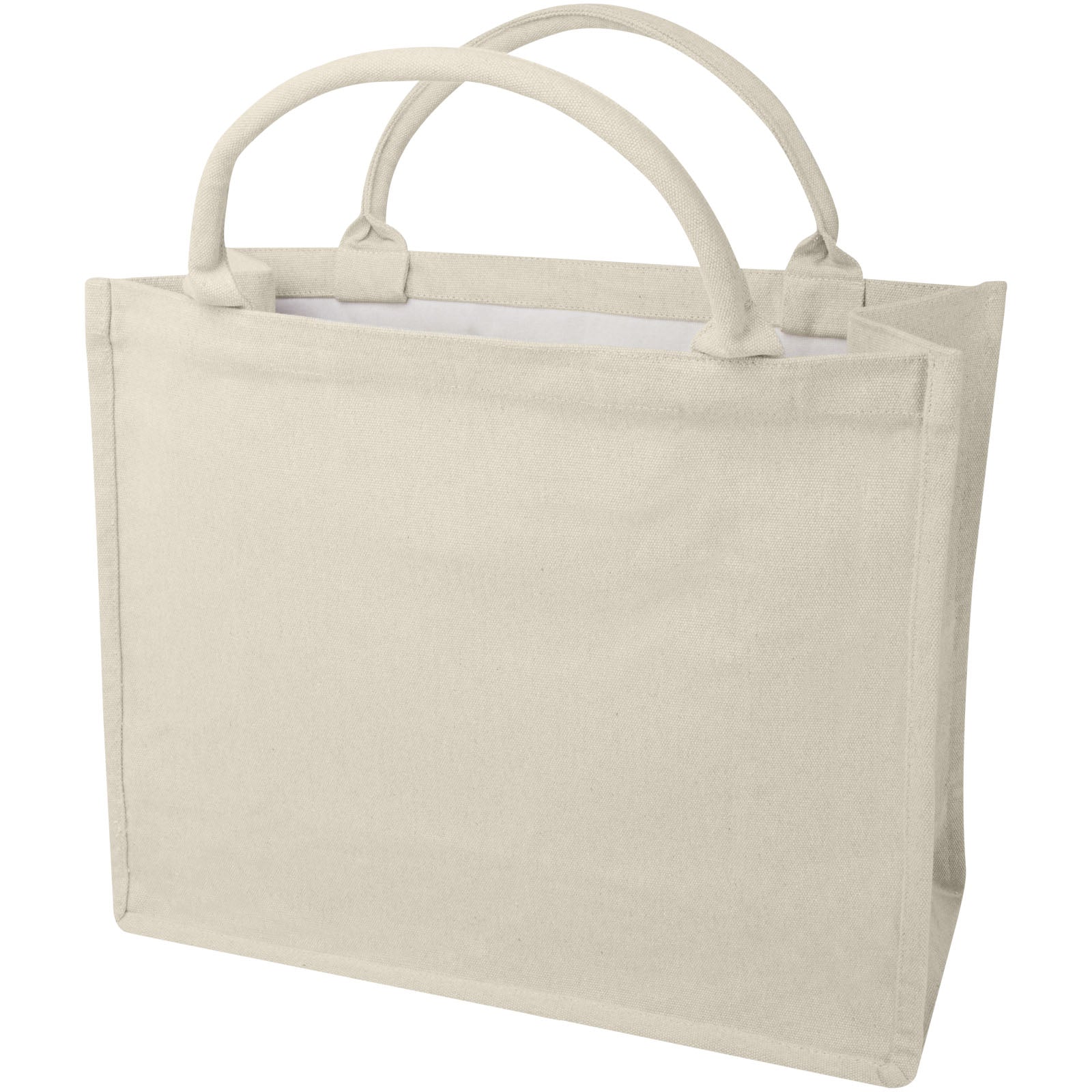 Oatmeal - Side - Page Recycled Tote Bag