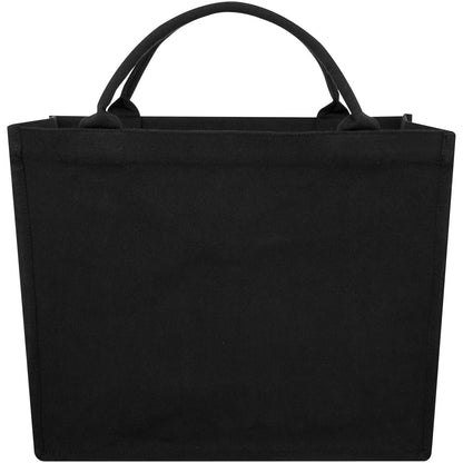 Solid Black - Front - Page Recycled Tote Bag
