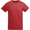 Red - Front - Roly Mens Breda Plain T-Shirt