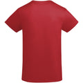Red - Back - Roly Mens Breda Plain T-Shirt