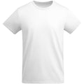 White - Front - Roly Mens Breda Plain T-Shirt