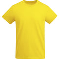 Yellow - Front - Roly Mens Breda Plain T-Shirt